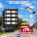 Alumbrado Solar Industrial- 4,000 Watts 💡🔆