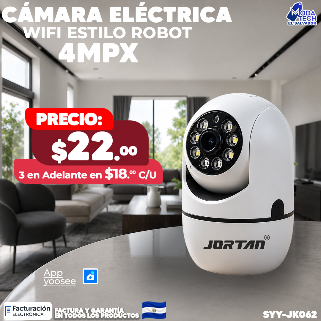 Cámara Para Interiores Wifi 🏠📷💡