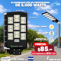 Alumbrado Solar Profesional LED 5,000W 💡🔆
