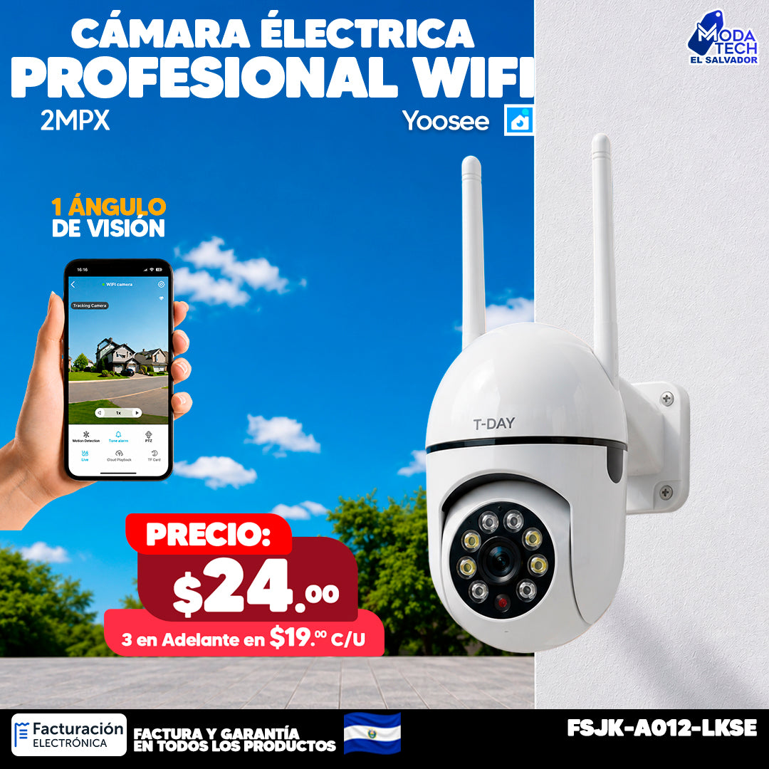 Cámara de Seguridad Wifi de 2MPX 🏡📷