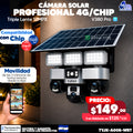 Cámara Solar Triple Lente con chip 4G de 12 megapixeles 🌞🔋🌧️