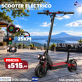 🛴⚡ Scooter Eléctrico con Asiento 🪑 | Tablero Digital 📟 | Neblineras LED 💡