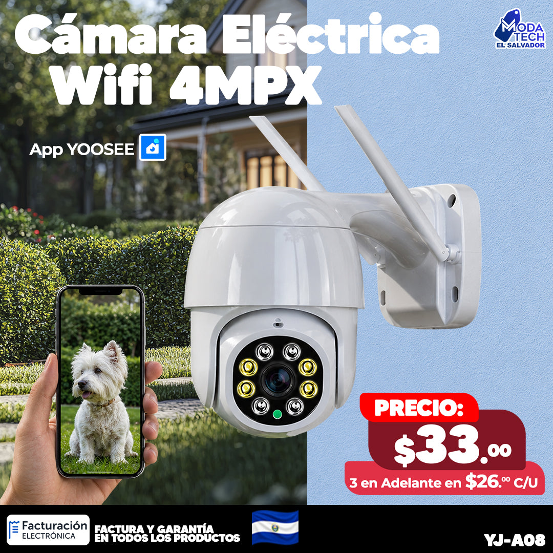 Cámara de Seguridad Wifi de 4MPX 📷