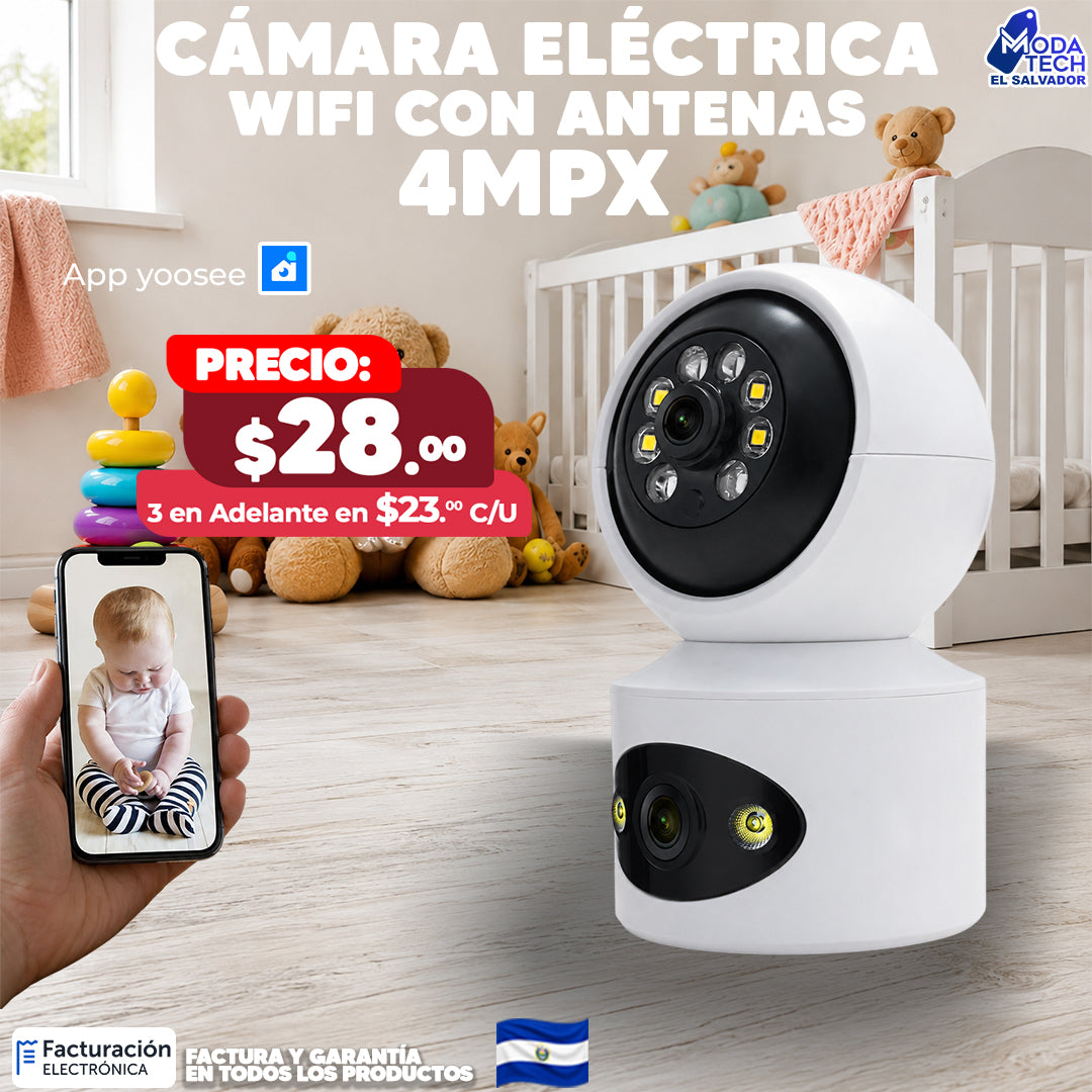 Cámara Para Interiores Wifi 📷💡
