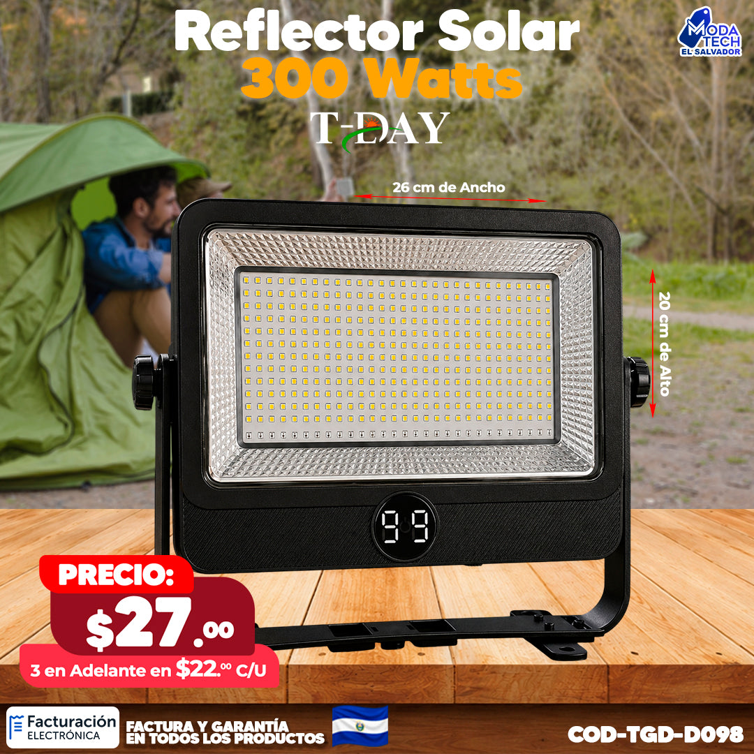 Reflector Solar - 300 watts ⛅