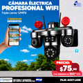 📹 Cámara Eléctrica Profesional Wifi Triple Lente 12MPX ✨