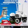 📹📶 Cámara Eléctrica Profesional WiFi | Triple Lente 12MPX 🎥 | 3 Ángulos de Visión 👁️