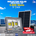 🌞 Reflector Solar Industrial LED 2,000W T-DAY