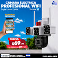 📹 Cámara Eléctrica Profesional WiFi Triple Lente 12MPX – Yoosee ✨
