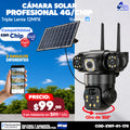 ☀️ Cámara Solar Profesional 4G con Chip | Triple Lente 12MPX 🎥