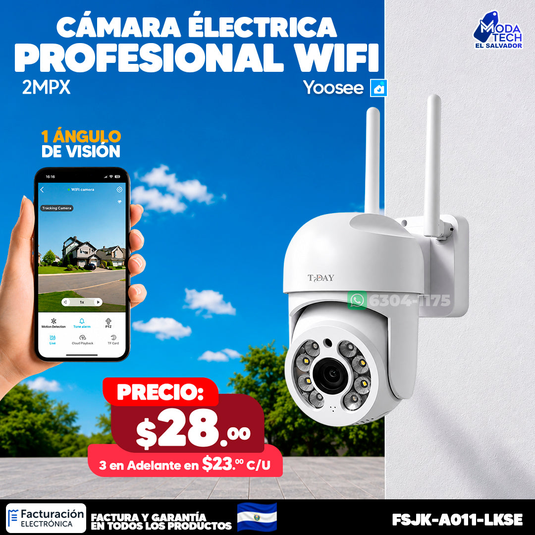 Cámara Wifi de 2 Mega Pixeles 📷